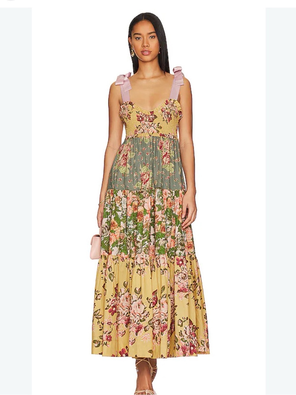 Free People Bluebell Dress in Warm Combo